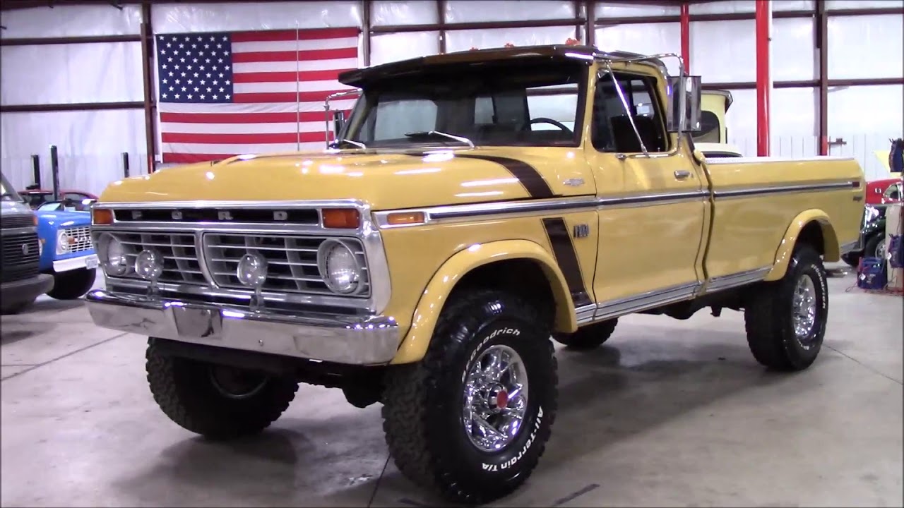 1974 Ford F250 Yellow