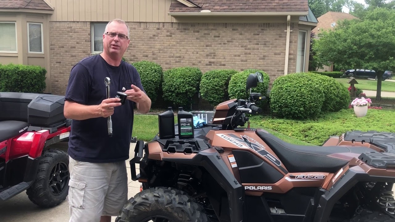 2018 Polaris Sportsman 1000 Oil Change