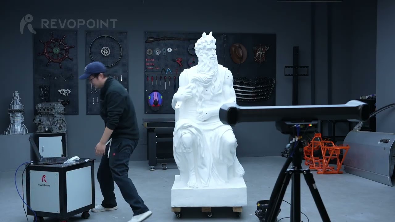 Intermediate Multi-position Scan Tutorial | Scanning a Huge Statue with Trackit