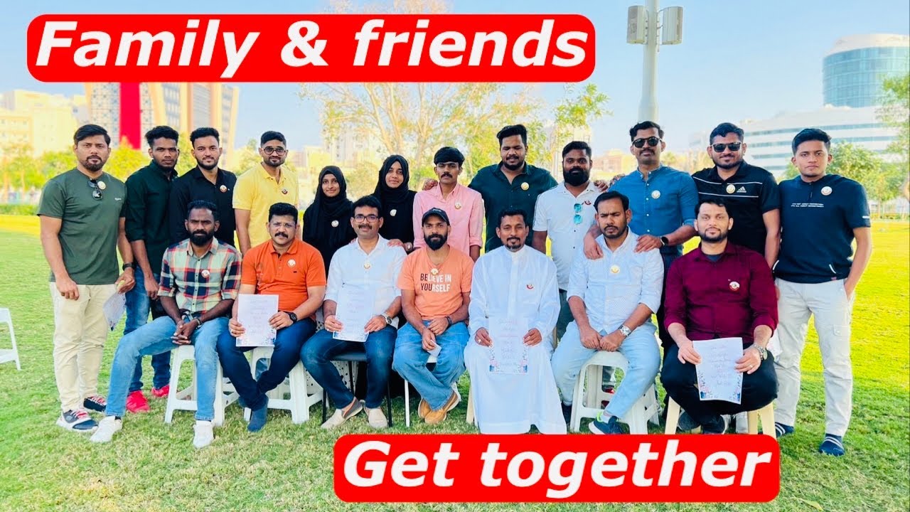 Family friends get together at Muntazah park, Doha Qatar | WBF team get together| Qatar Family
