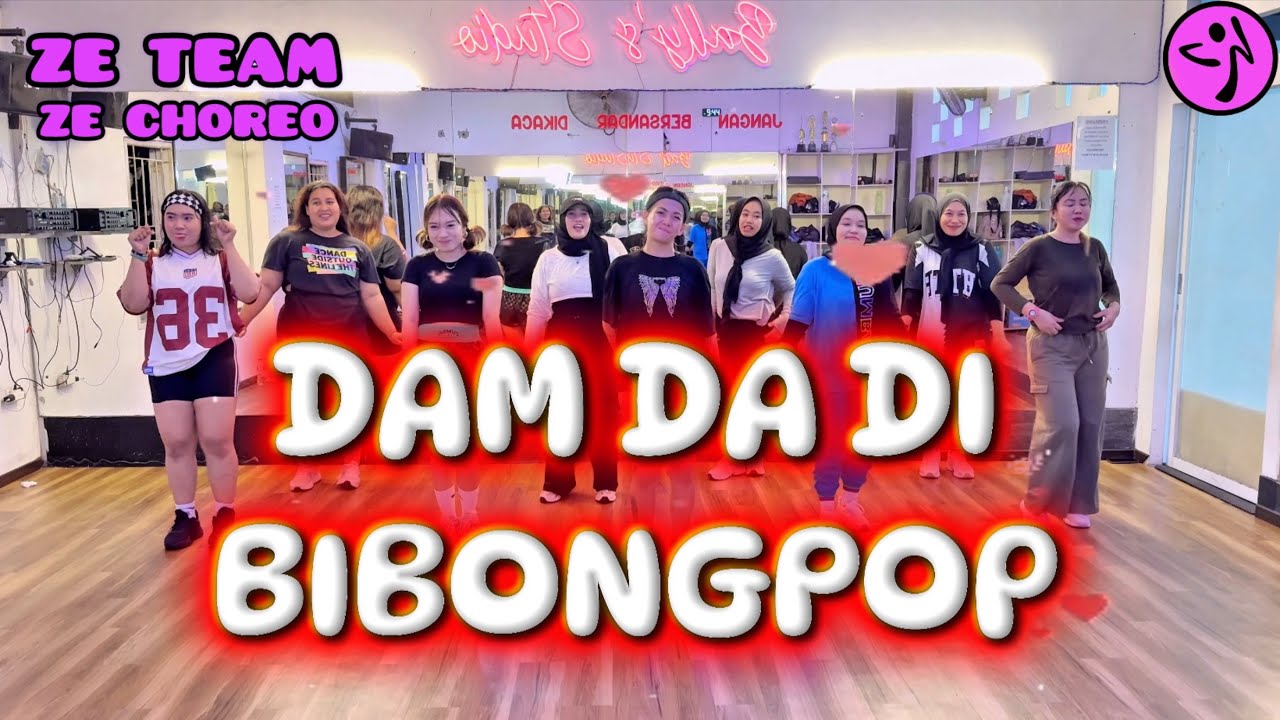 DAM DA DI ➖ BIBONGPOP / ZUMBA / VIRAL TIKTOK / DANCE WORKOUT / CHOREO / ZE TEAM BALIKPAPAN 🖤💜