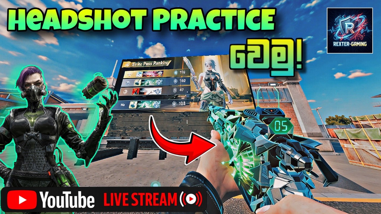 Kar98K Netherflame Headshot Practice🎯🔥| Blood Strike Ranked Grind 💀| Sinhala Gaming Live