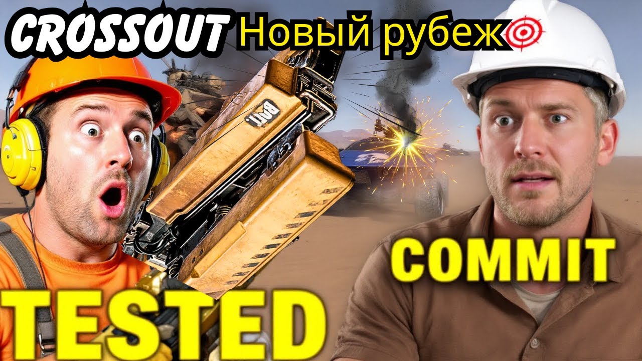 CROSSOUT Новый рубеж COMMIT CRASH TEST!