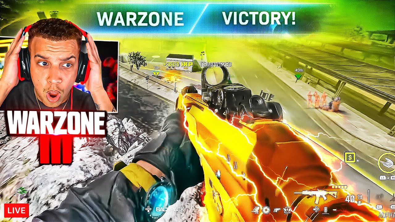 My FIRST WIN in WARZONE 3! (Modern Warfare 3 Warzone)