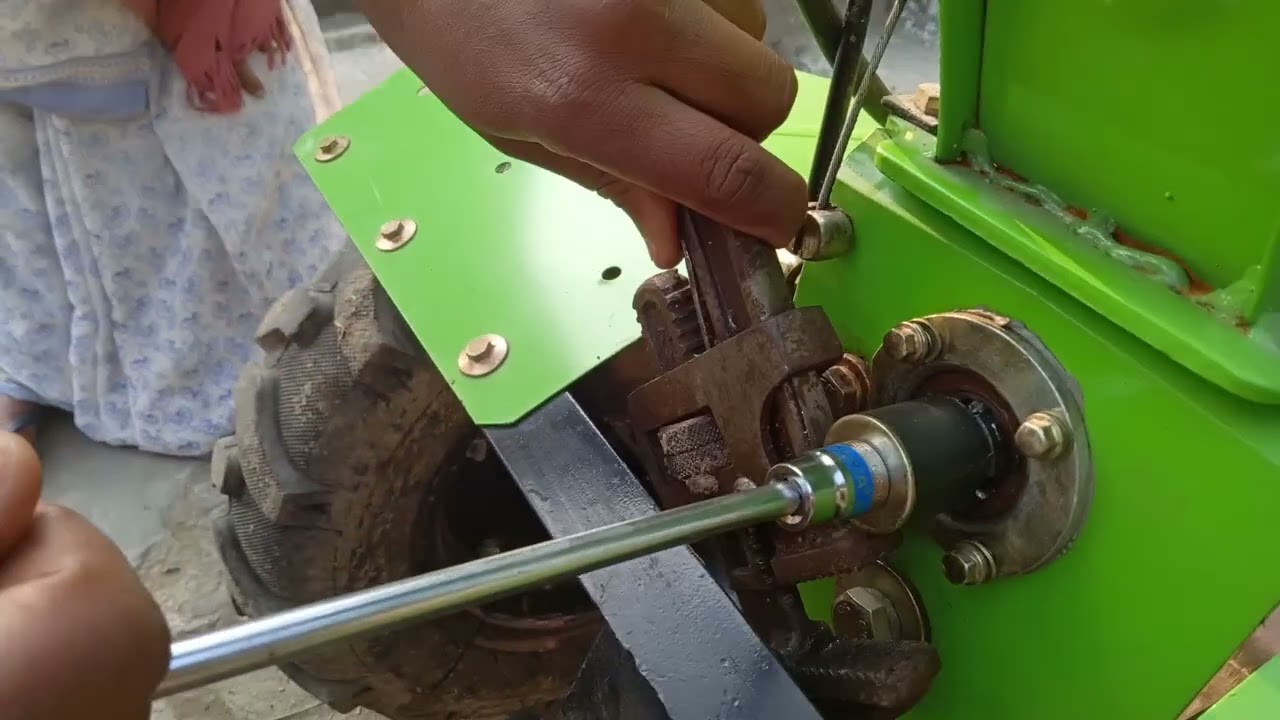 पावर वीडर का PTO कैसे ओपन करें  how to open power tiller PTO