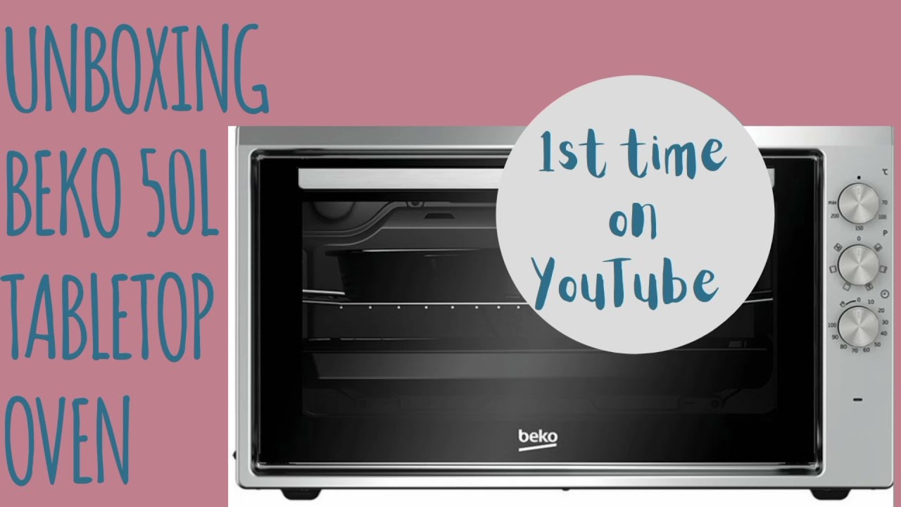 බෙකෝ 50 ලී. අවනය ප්‍රථම වරට| Unboxing Beko 50l tabletop electric oven | First time on YouTube