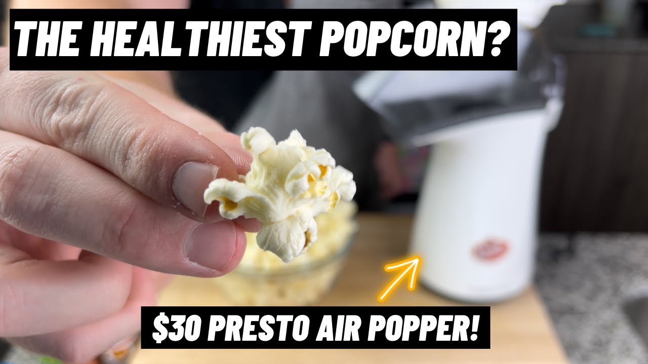 The HEALTHIEST Air Popper Popcorn?? | Orville Redenbacher Presto Hot Air Popcorn Popper