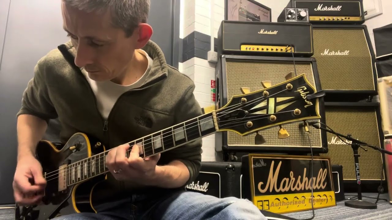 Marshall 1973 JMP 100w Super Lead Head Model #1959 Serial No SL/A 4826E thru 1972 4x12 Cab