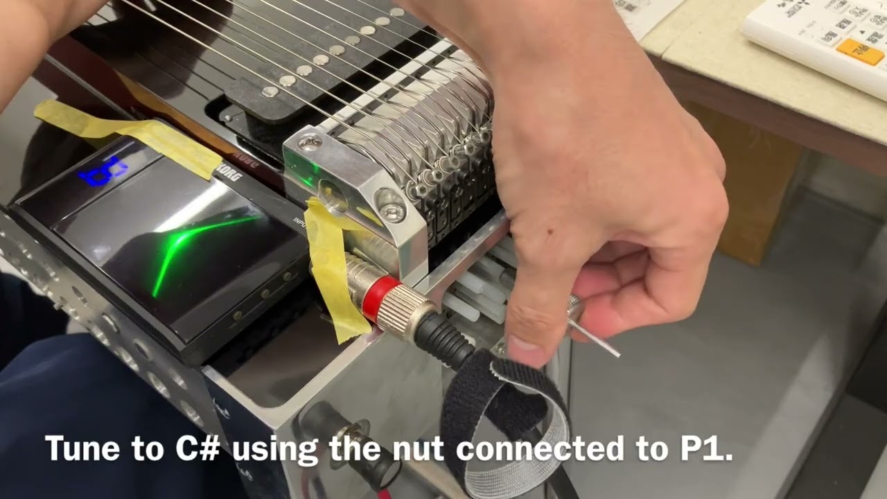 How to Adjust Split Tuning on a Pedal Steel Guitar