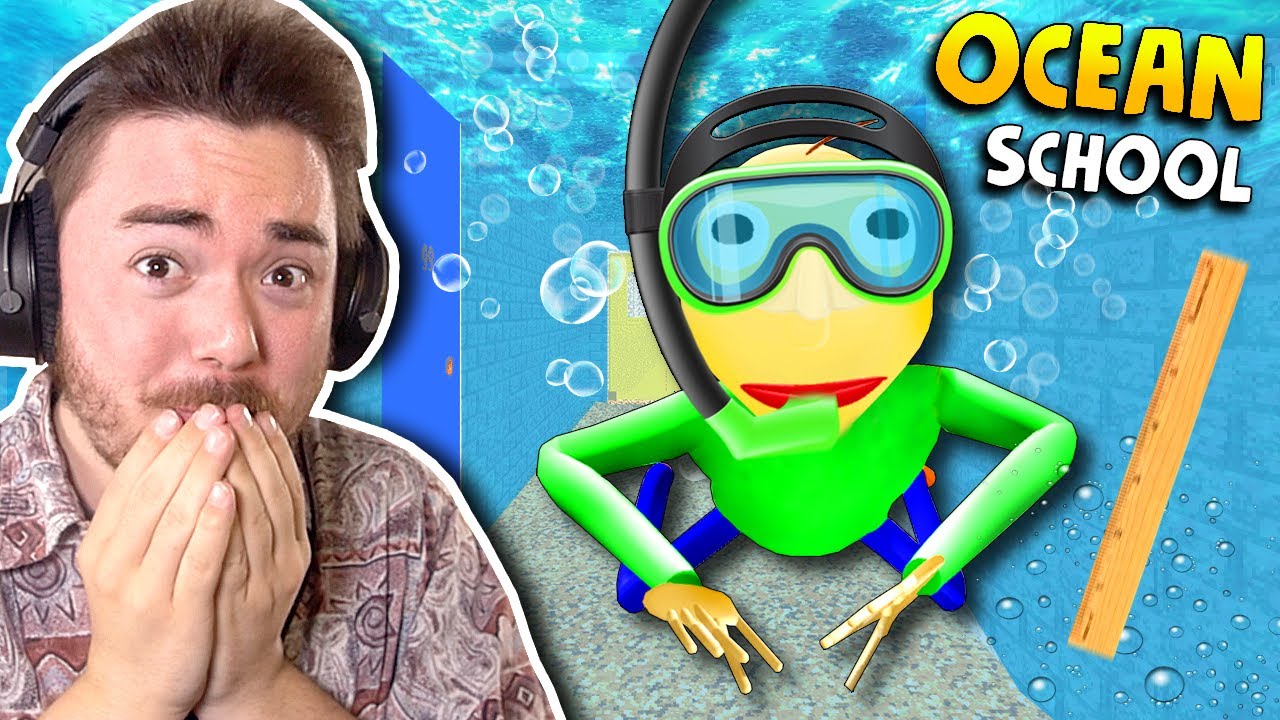 Перенесём школу Балди В ОКЕАН!!! | Baldi’s Basics (модификации)