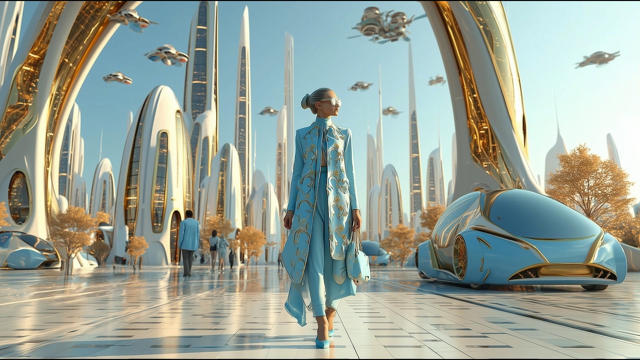 Life in 2126: Inside the Golden Future City & Advanced Tech | 4K
