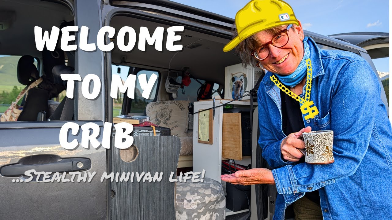 Dodge Grand Caravan Stealth Camper Tour | BougeRV Fridge | Bluetti AC180 | Bluetti Charger One
