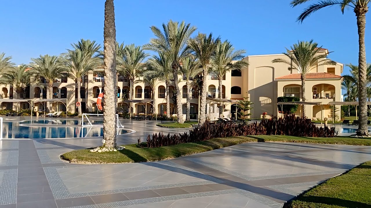 Early Morning Walk Trough JAZ Almaza Beach Resort, Marsa Matruh, Egypt