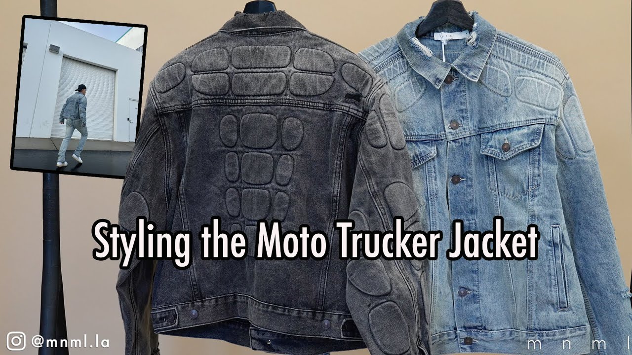 mnml featured garment: the Moto Trucker Jacket