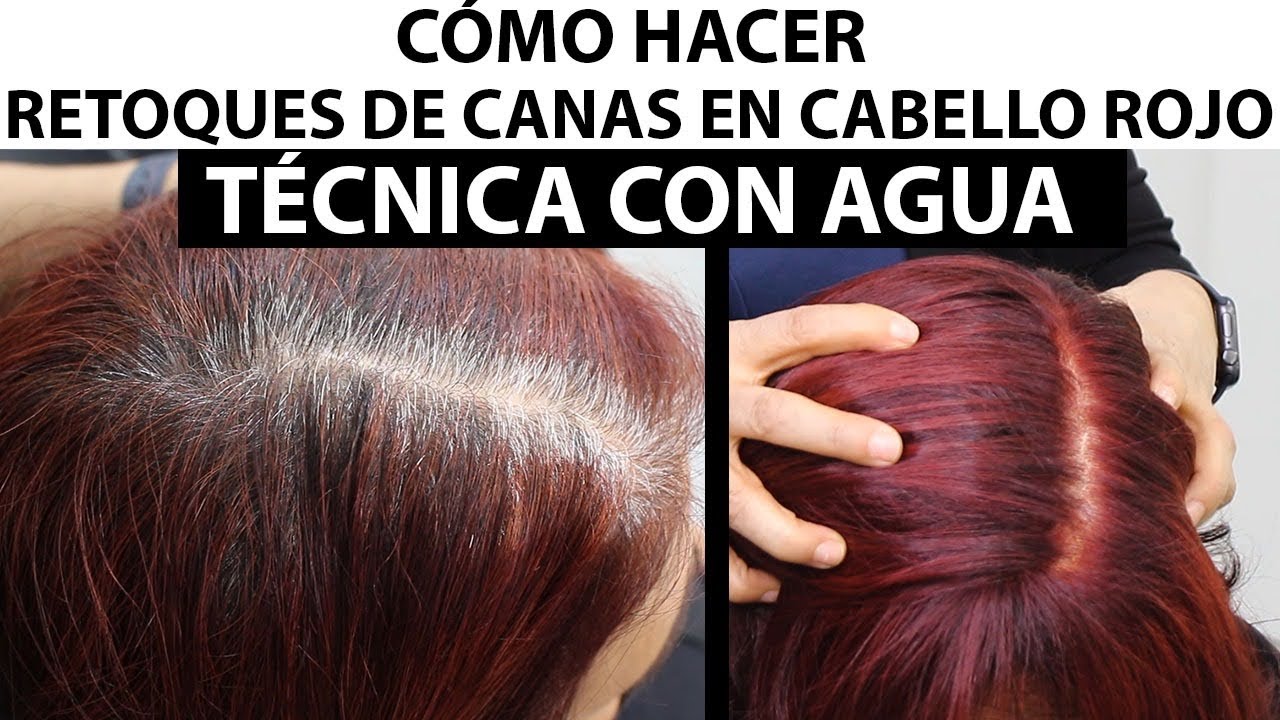 COMO HACER RETOQUE DE CANA ROJO. TECNICA CON AGUA
