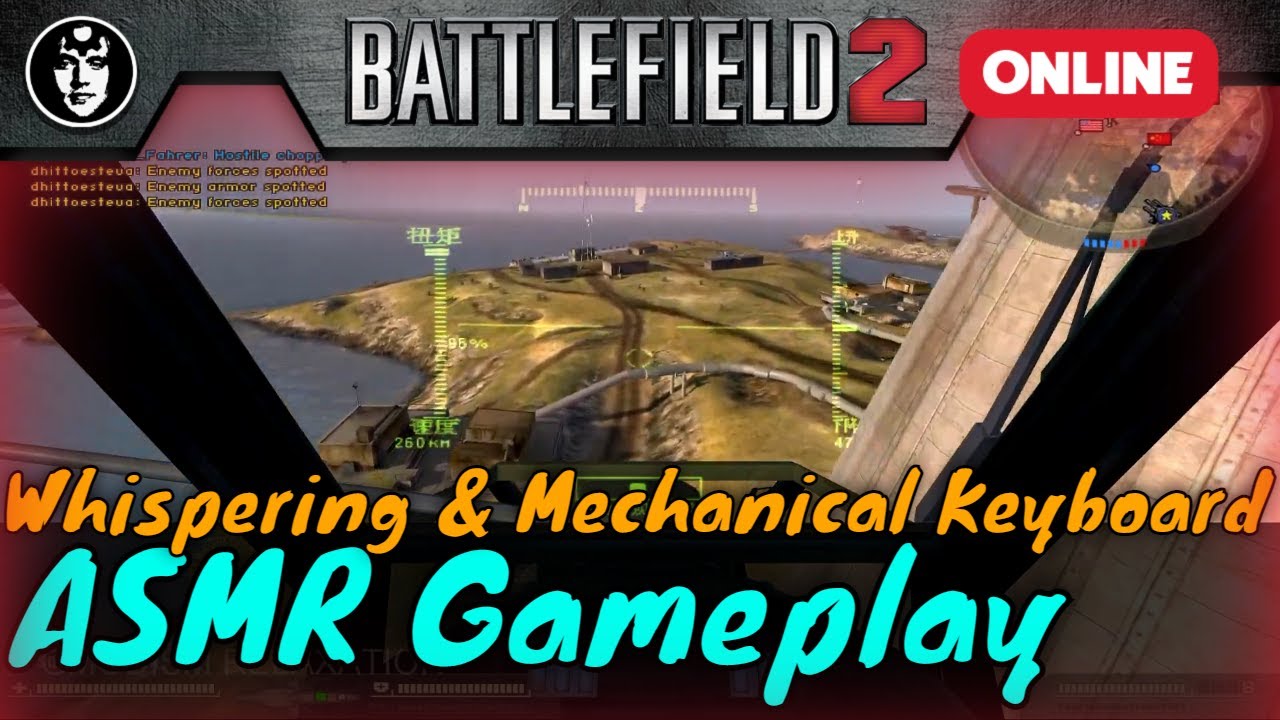 Relaxing Battlefield 2 ASMR Gameplay - Whispering & Mechanical Keyboard