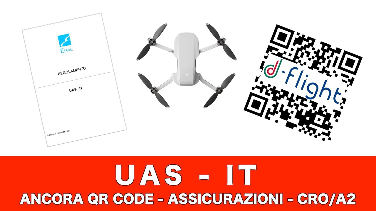 ECCO IL REGOLAMENTO UAS - IT - AVANTI CON I QR CODE / ok ASSICURAZIONI / CRO E A2