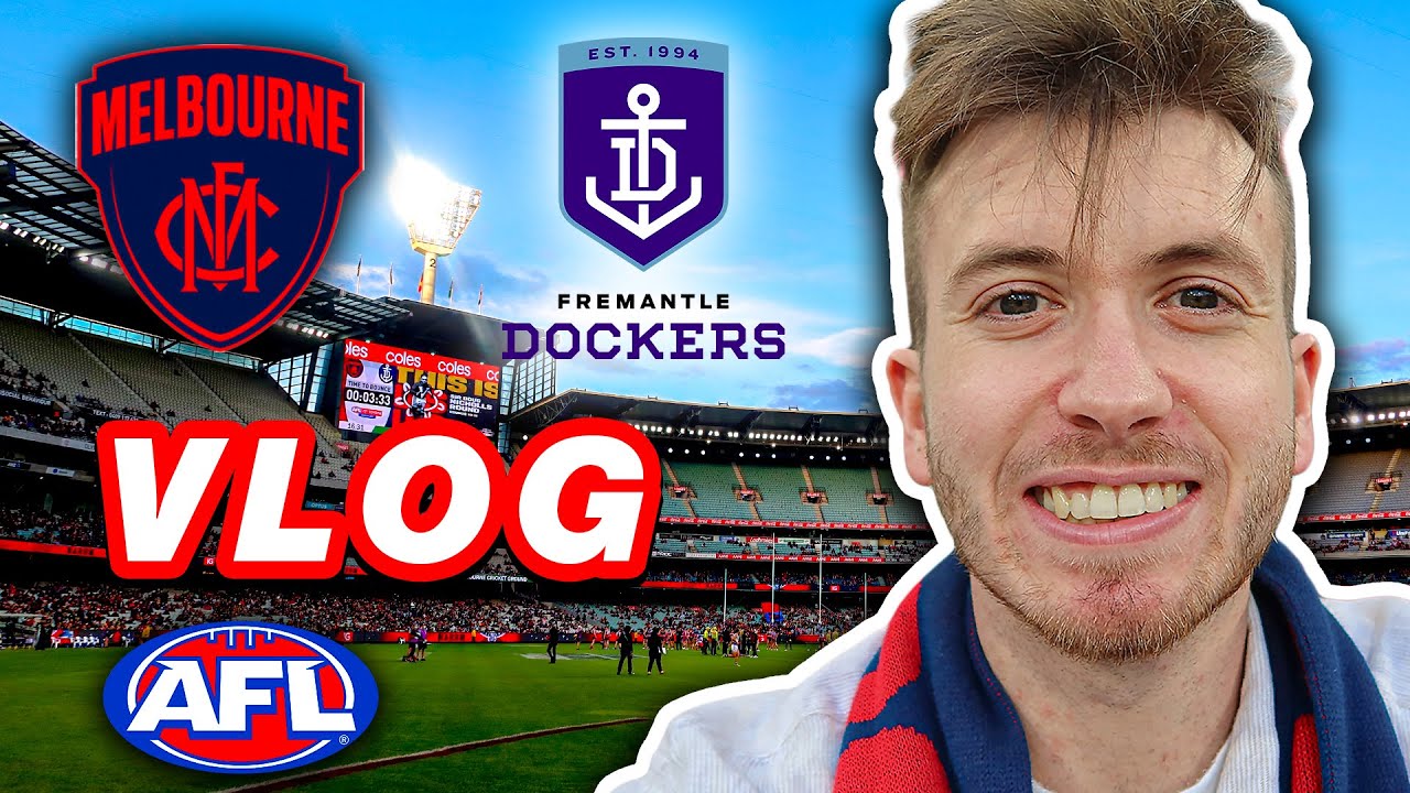 DOCKERS DEFEAT DEES (AFL Matchday VLOG) |  Melbourne v Fremantle Round 11 2022