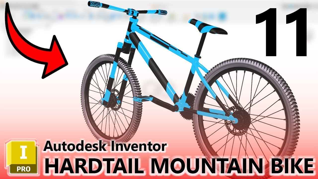 HARDTAIL Mountain Bike Project in Autodesk Inventor - Part 11