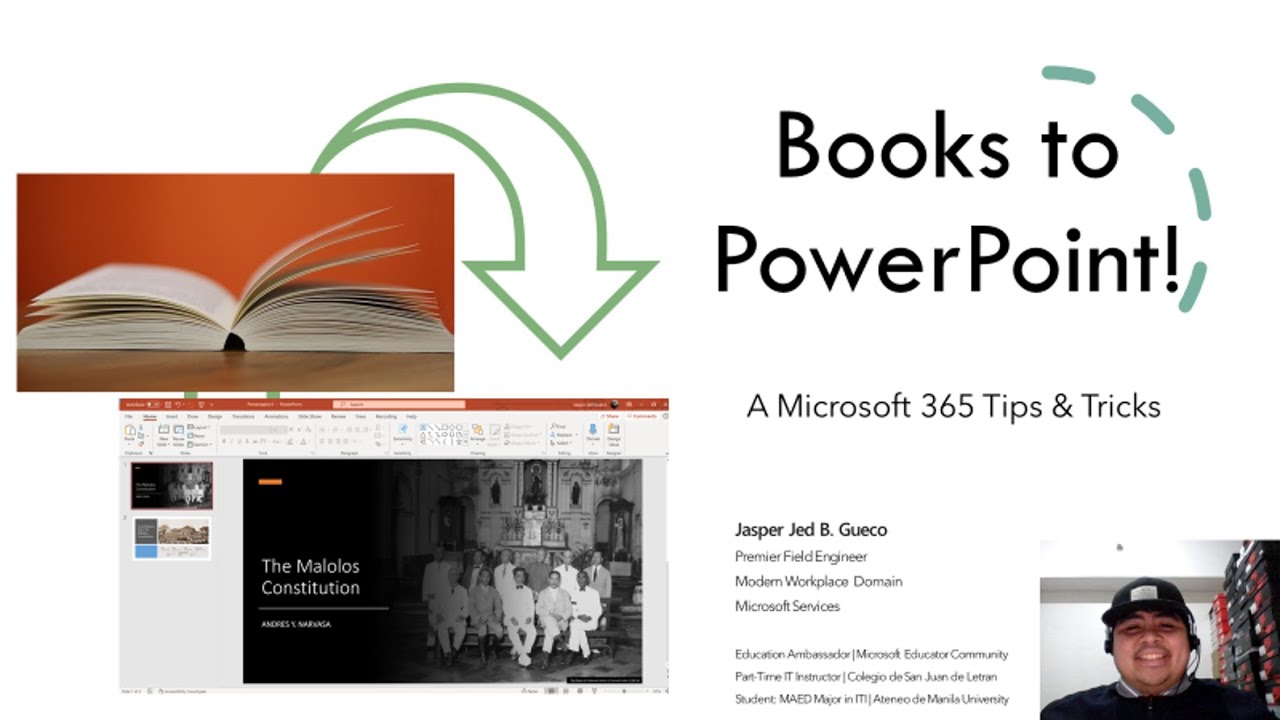 Microsoft 365 Tips & Tricks: Books to PowerPoint for Teachers!