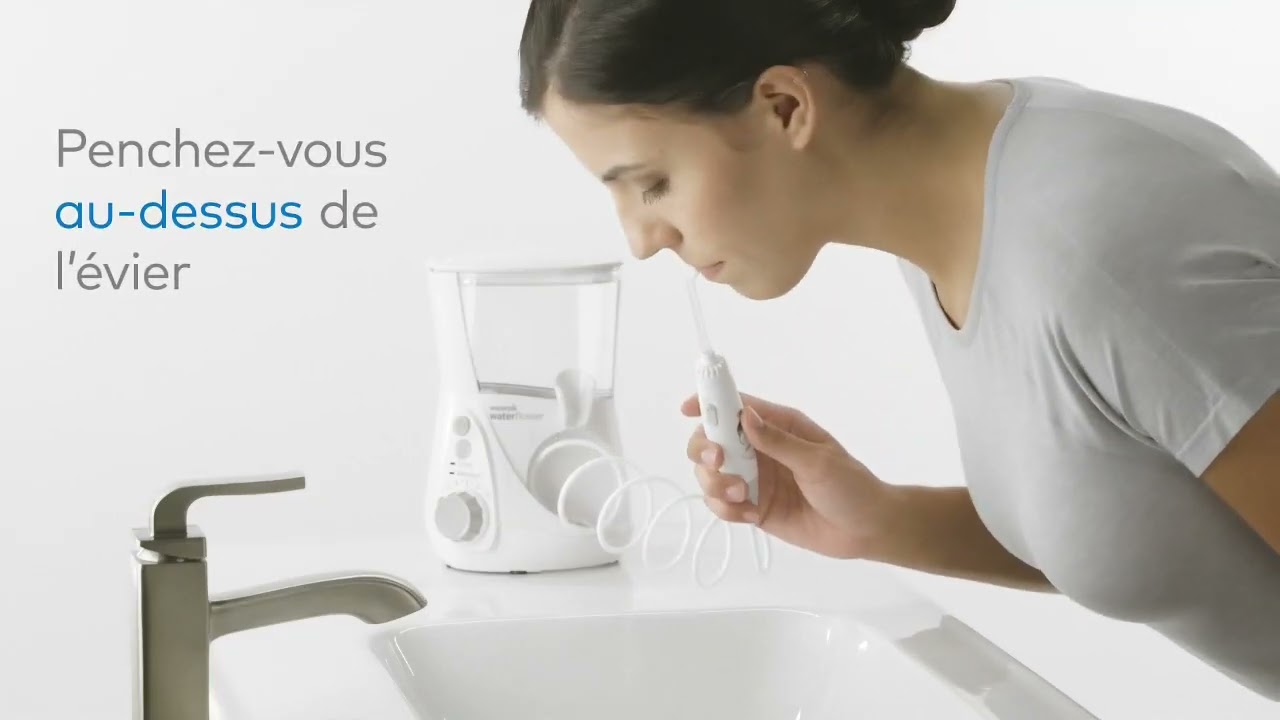 Apprenez &agrave; utiliser un hydropulseur jet dentaire Waterpik&reg; Ultra Professional WP-660