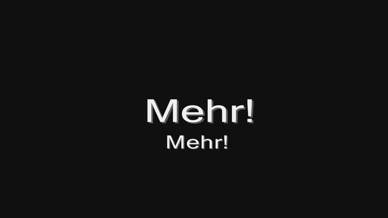 Rammstein - Mehr (lyrics) HD