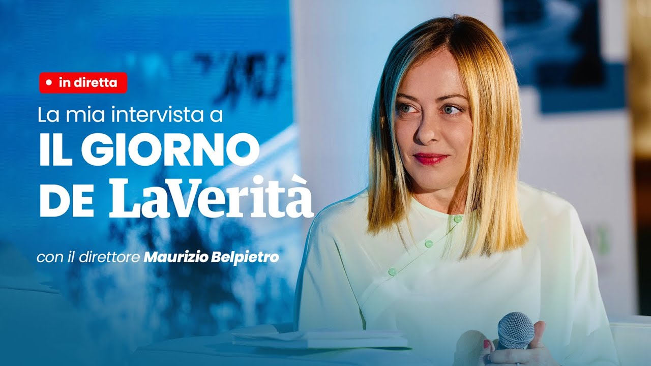 🔴 Ora in diretta la mia intervista a “Il giorno de La Verità” con il direttore Maurizio Belpietro