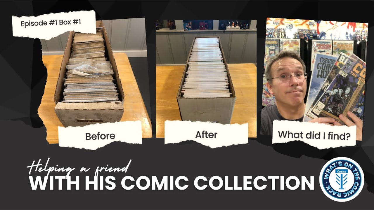 My Friend Gave Me His Collection. Let's See What Is In the 1st Long Box!