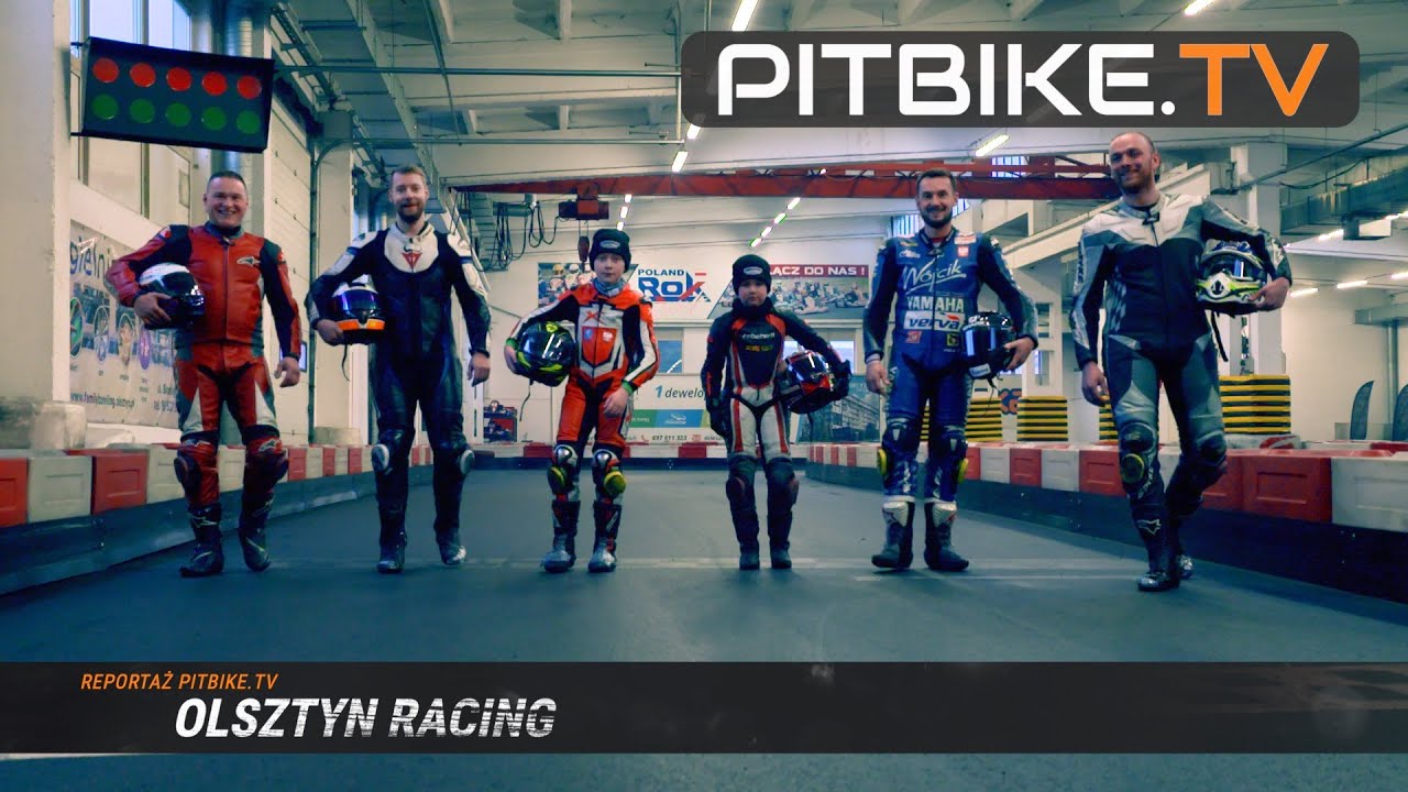Olsztyn Racing na treningu na torze Kormoran - pitbike.tv