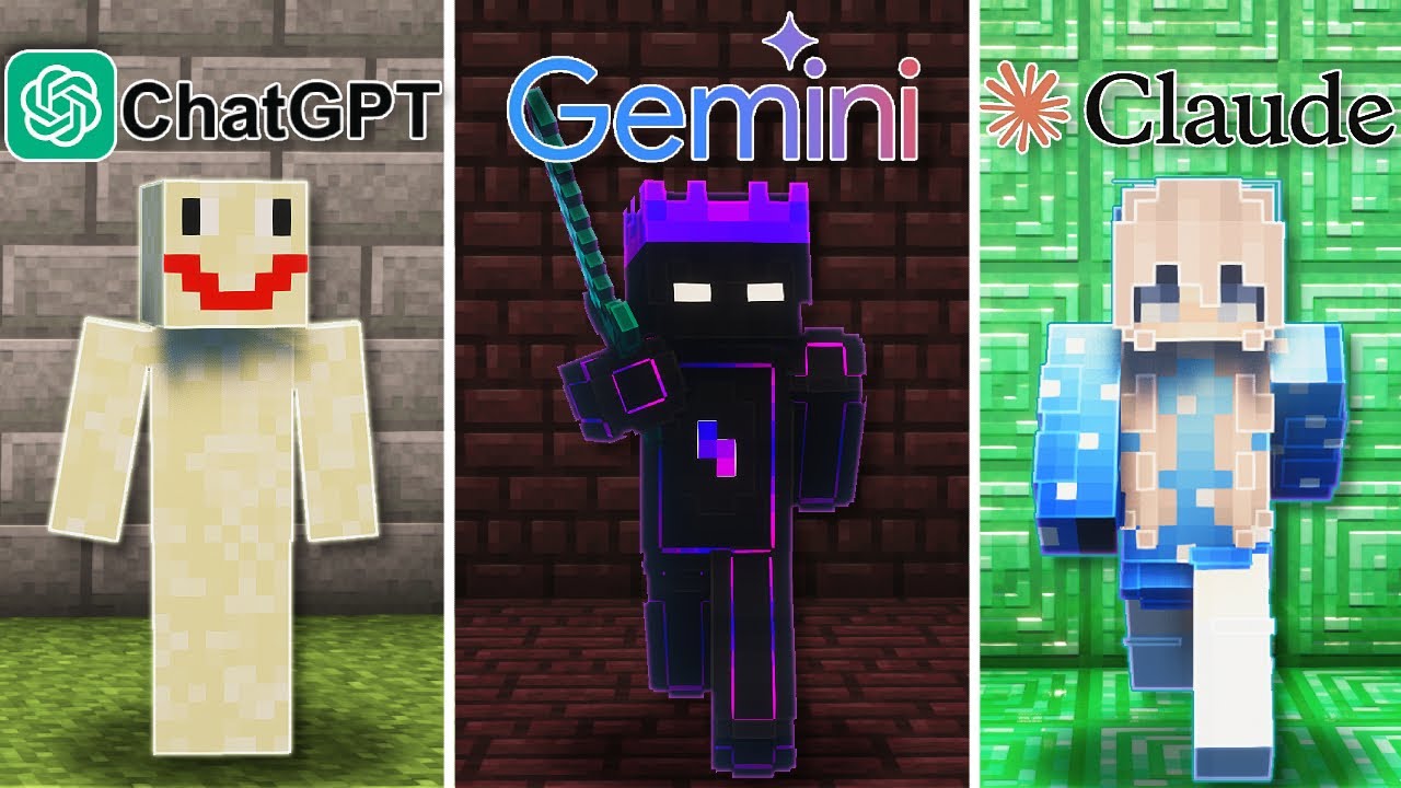 ChatGPT против Gemini против Claude: Создание скина для Minecraft с нуля