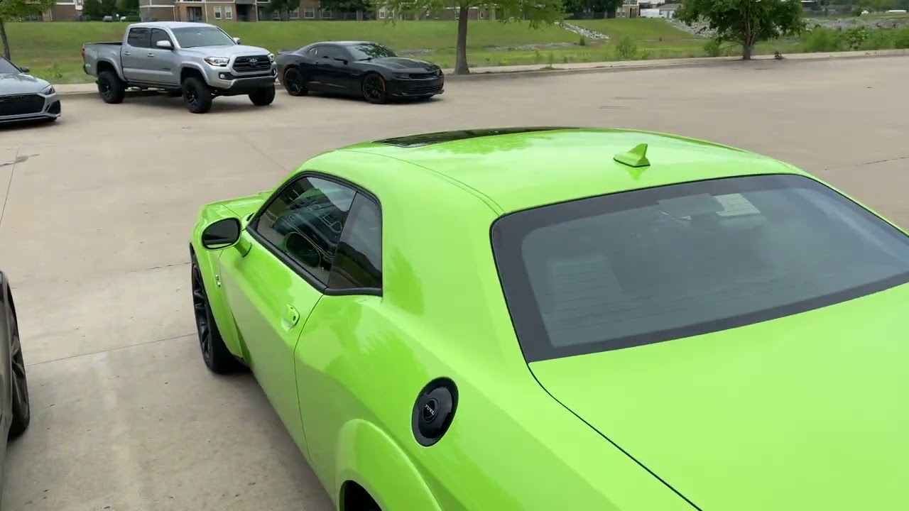 Tulsa Auto Wraps | White Glove Auto | 2023 Dodge Challenger Scat Pack | Ceramic Coating Walk-around