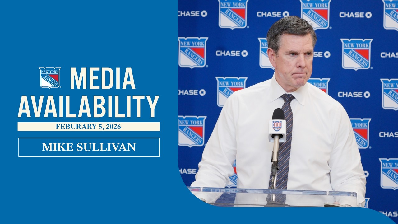 NYR vs CAR: Mike Sullivan Postgame Media Availability | Feb.5, 2026