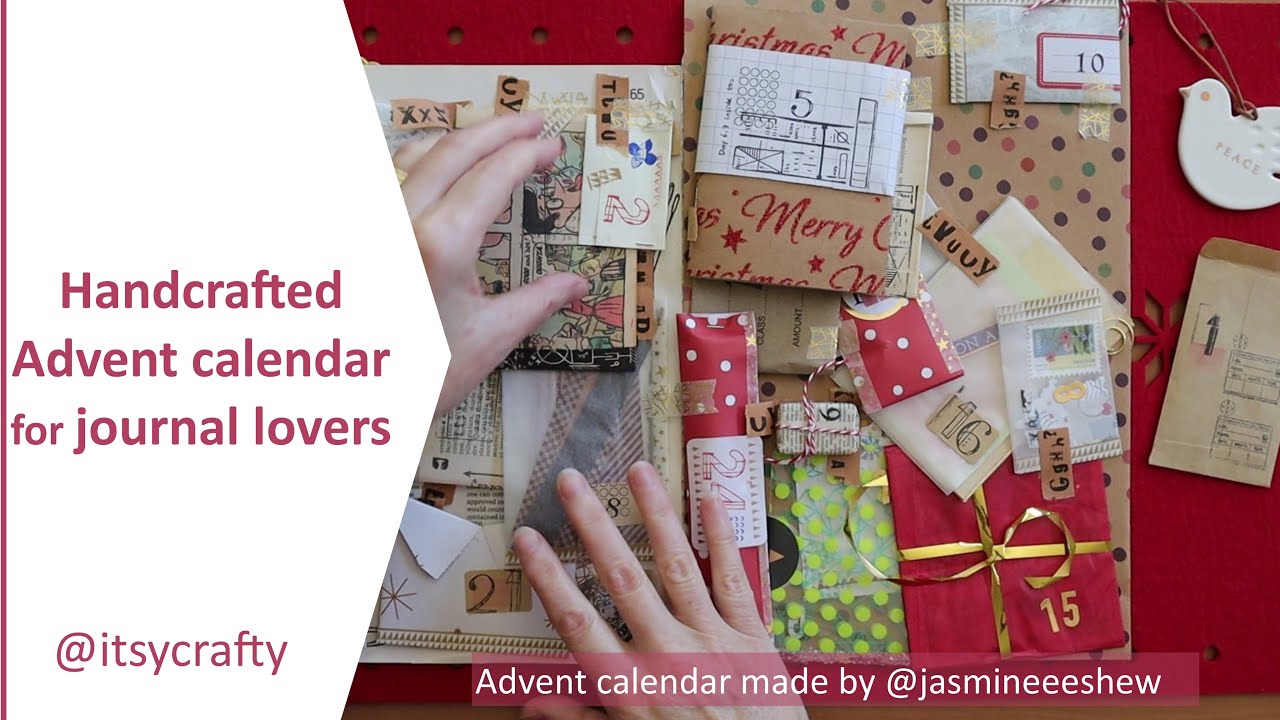 Advent calendar for journal lovers | Handcrafted advent by @jasmineeeshew