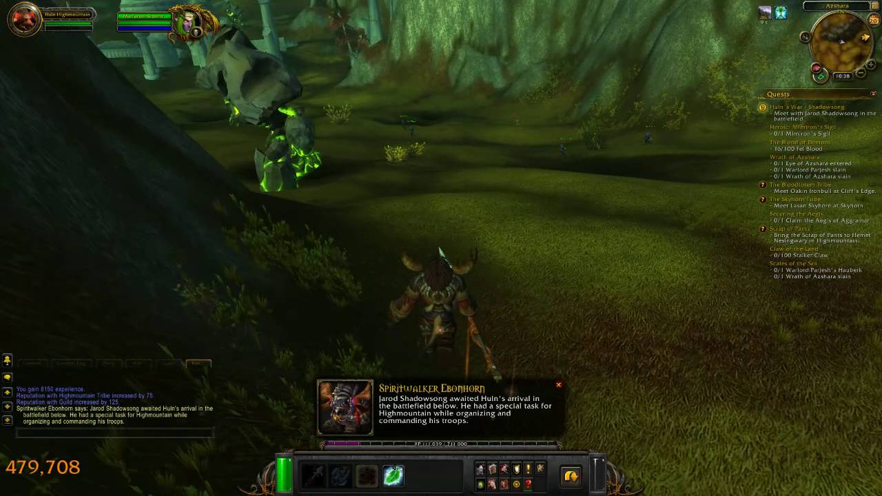 World of Warcraft Huln's War - Shadowsong Legion Quest Guide