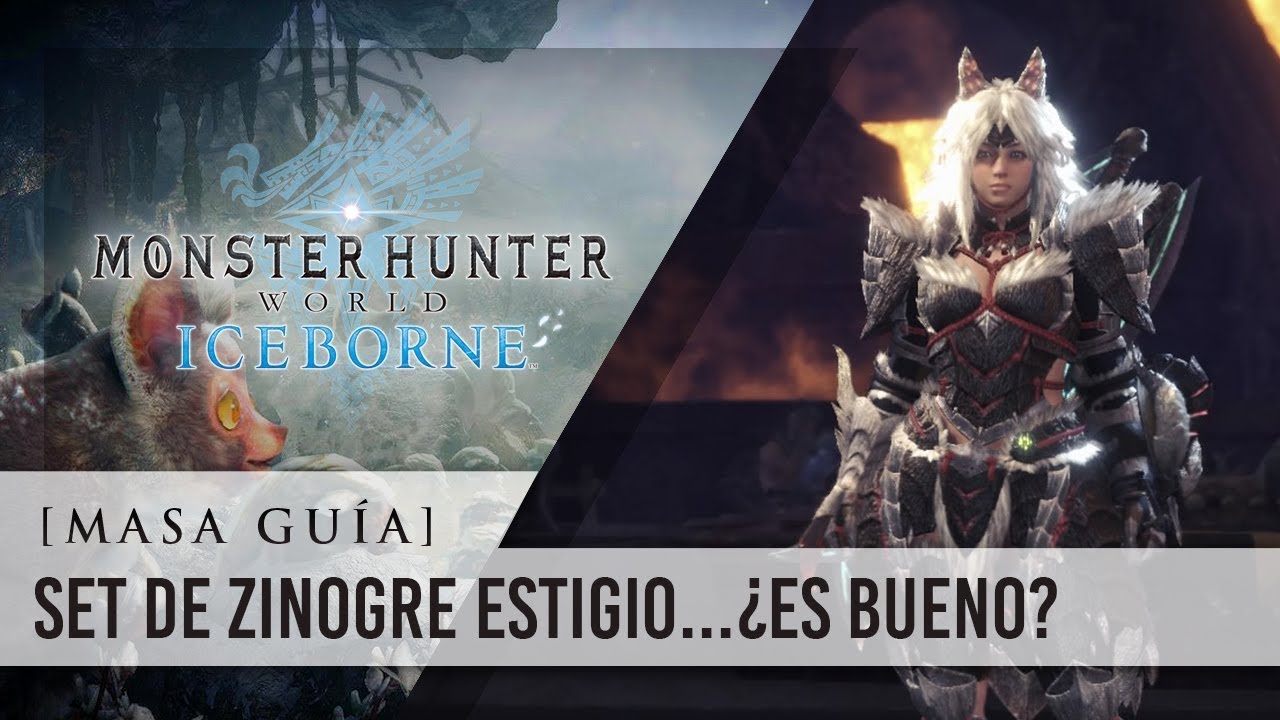 Monster Hunter World Iceborne en Español - Set Zinogre Estigio α/ β  ¿ES BUENO?