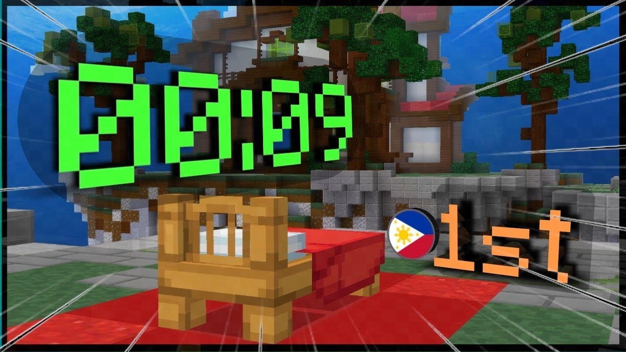 A Filipino Attempted to SPEEDRUN The HIVE Bedwars Solo | (World Record??)(3:13)