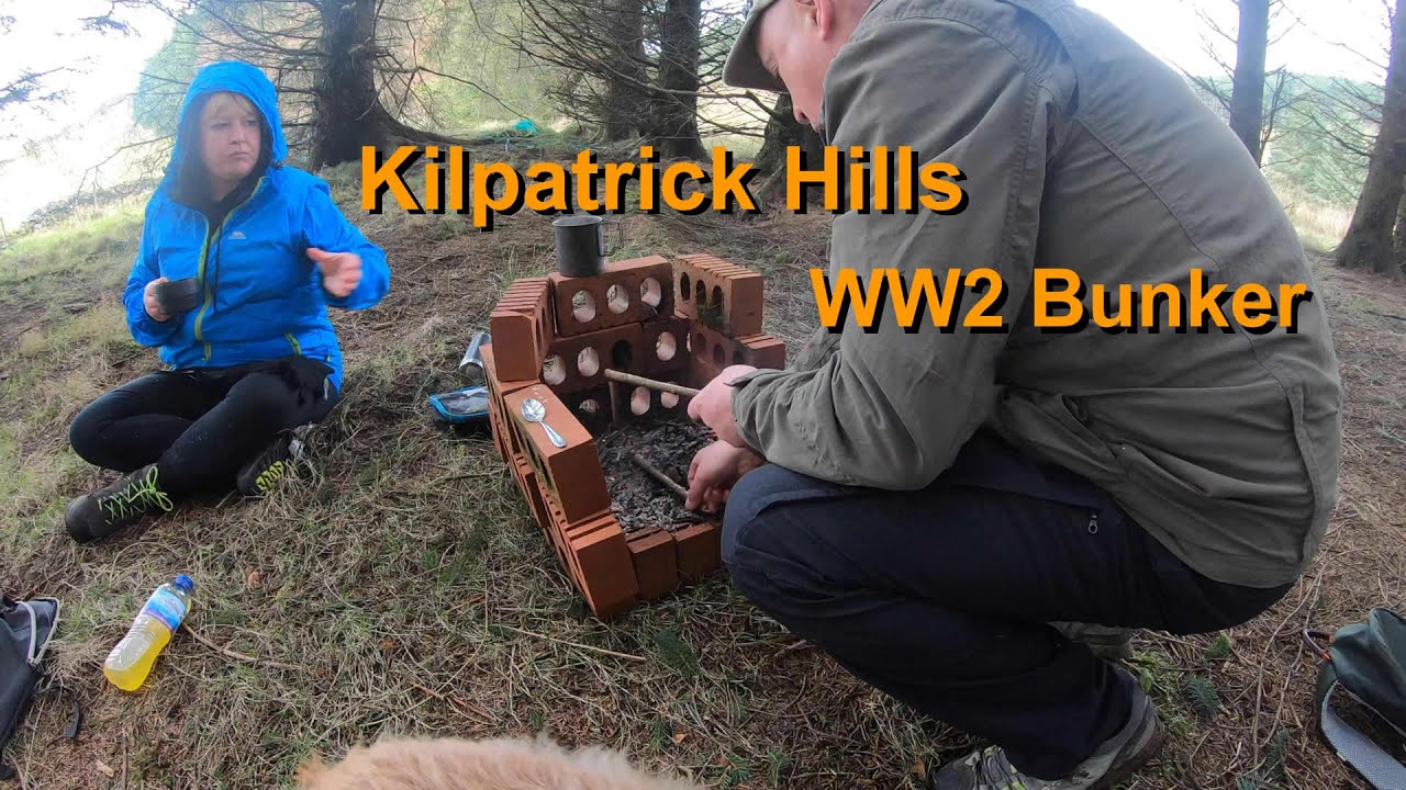 Day Hike in The Kilpatrick Hills, World War 2 Bunker, Elephant Steps Route.