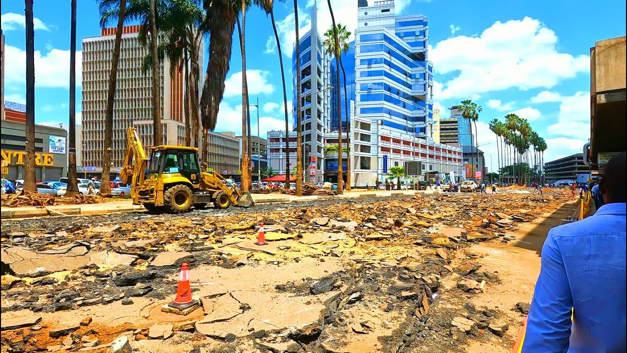 #13  They are digging up Harare,  Zimbabwe at March 01, 2024.