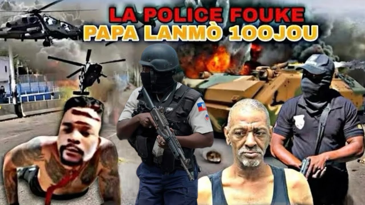 7 mars 2026 WI SE KONFIME LAPOLICE VIDE LANMÒ SANJOU ATÈ  AK 70 BANDI KWADÈ BOUKÈ ROUJ AK SAN VIKTWA