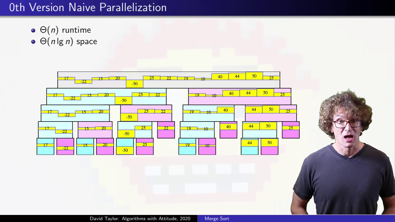 Merge Sort:  Top-Down and Bottom-Up