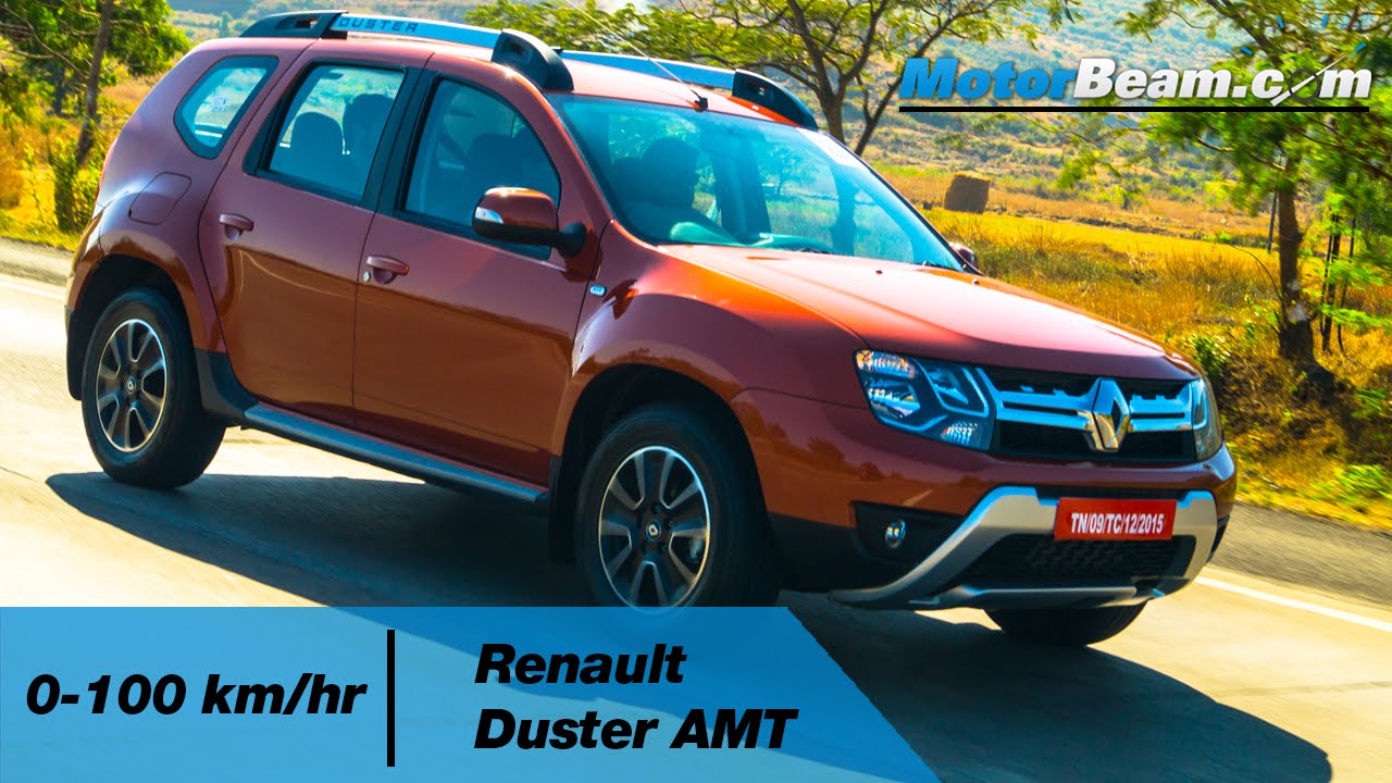 2016 Renault Duster AMT 0-100 km/hr | MotorBeam