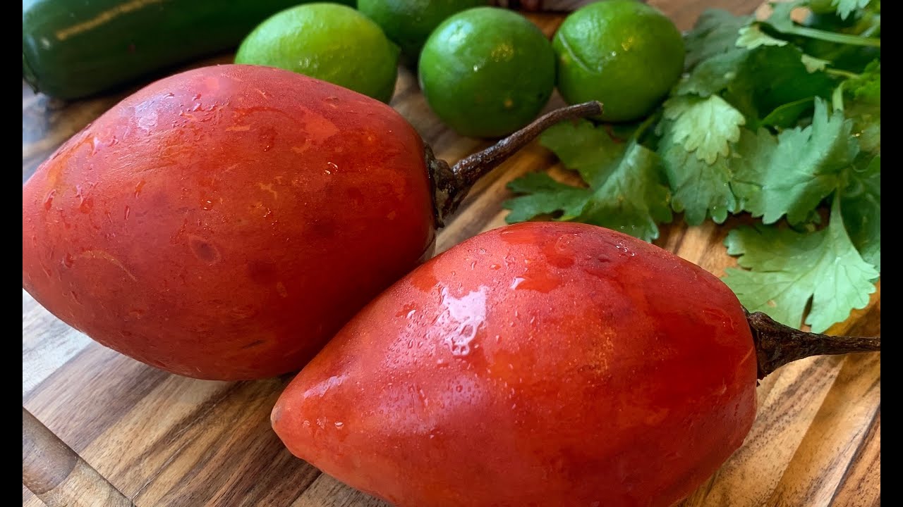 Hot Sauce with Tree Tomato/ Tamarillo ( Aji de Tomate de Arbol) Острый Соус из Тамарилло