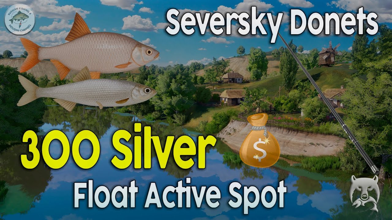 📌Russian Fishing 4 🎣 Black Sea Shemaya Float Fishing | Seversky Donets Silver Farm Spot