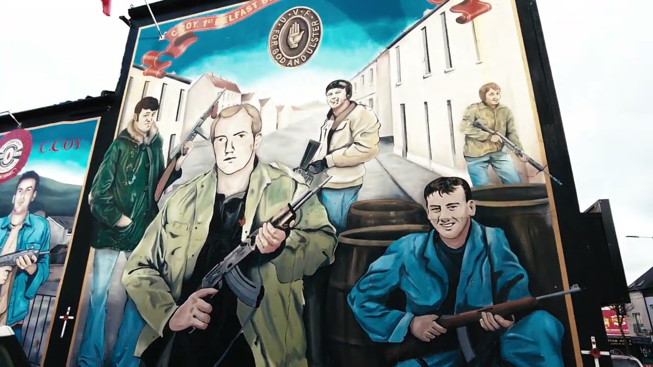 [4K] Looking Around The Shankill Road In Belfast