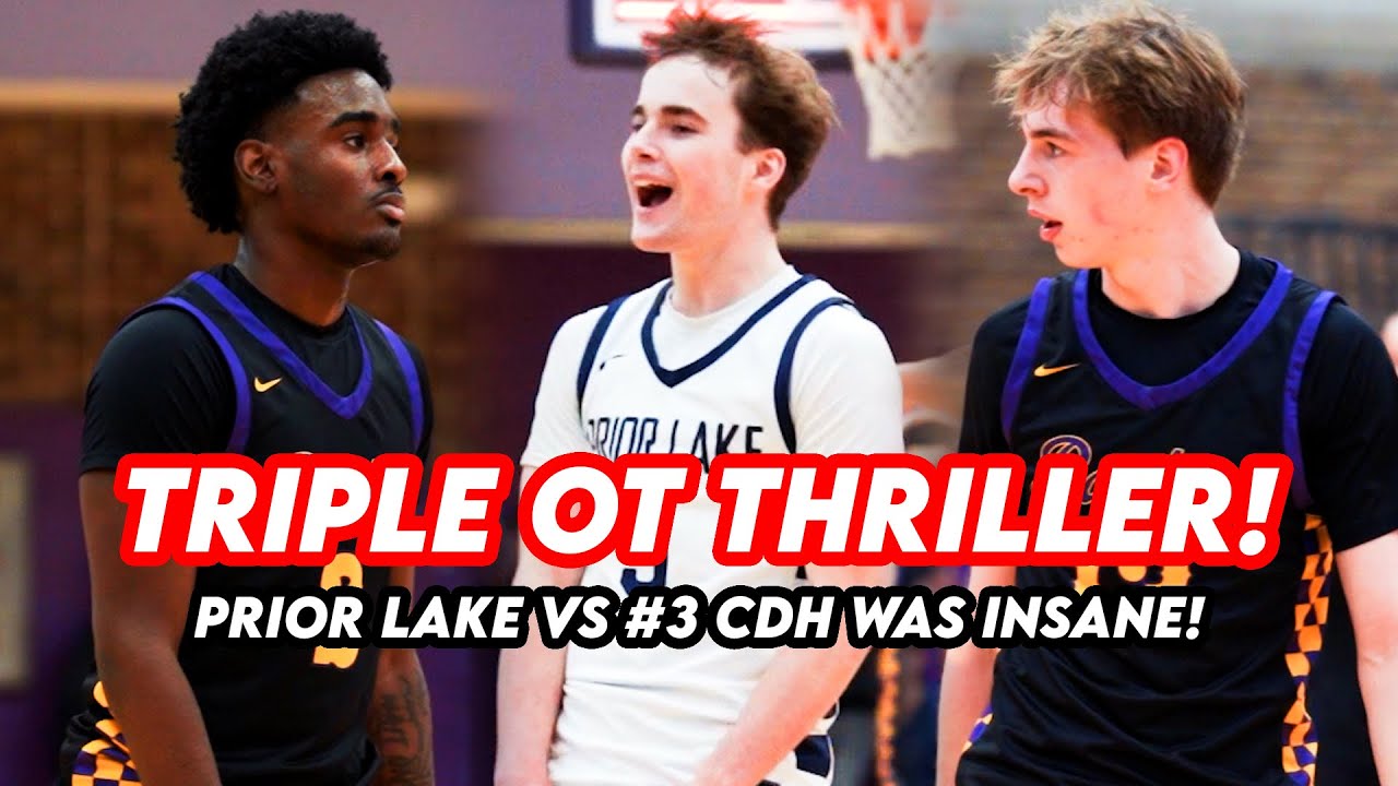 GAME OF THE YEAR!? CDH vs Prior Lake Goes Down To A Game Winner In Triple Overtime!