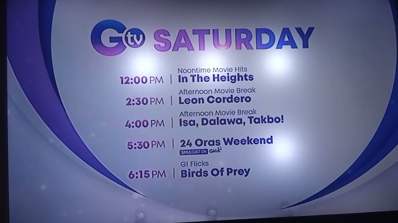 GTV PROGRAM SCHEDULE [DECEMBER-06-2025]