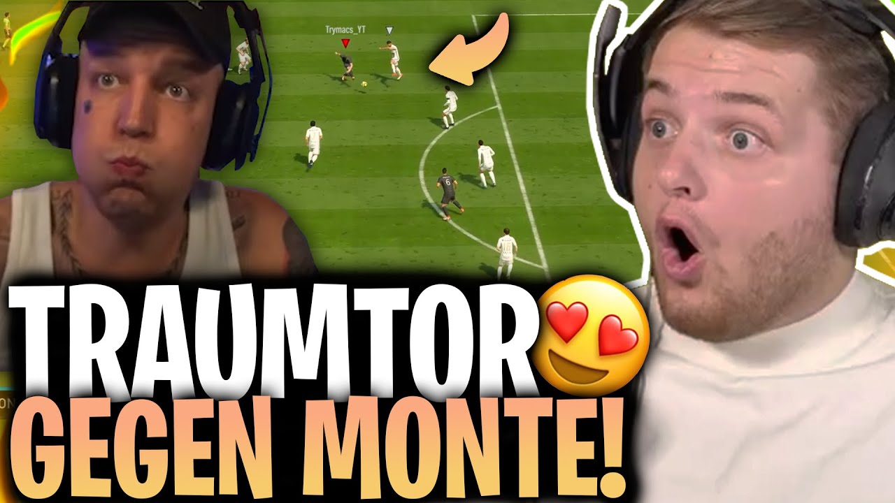 😱😳 Das ERSTE MAL gegen MONTE in FIFA 22! | Wer ist der bessere Spieler im neuen FIFA?