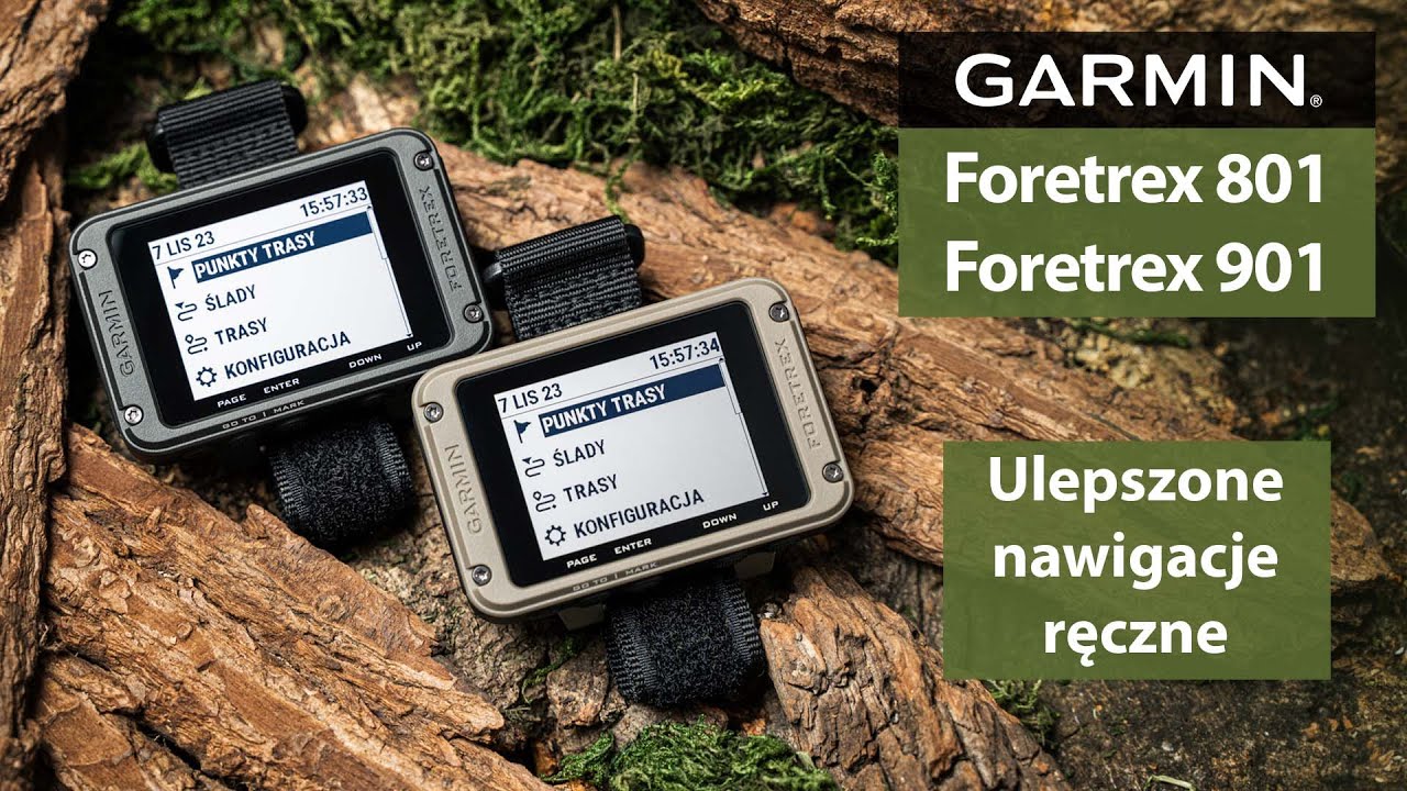 Garmin Foretrex 801/901 Ballistic Edition - Odświeżone wersje taktycznych nawigacji GPS