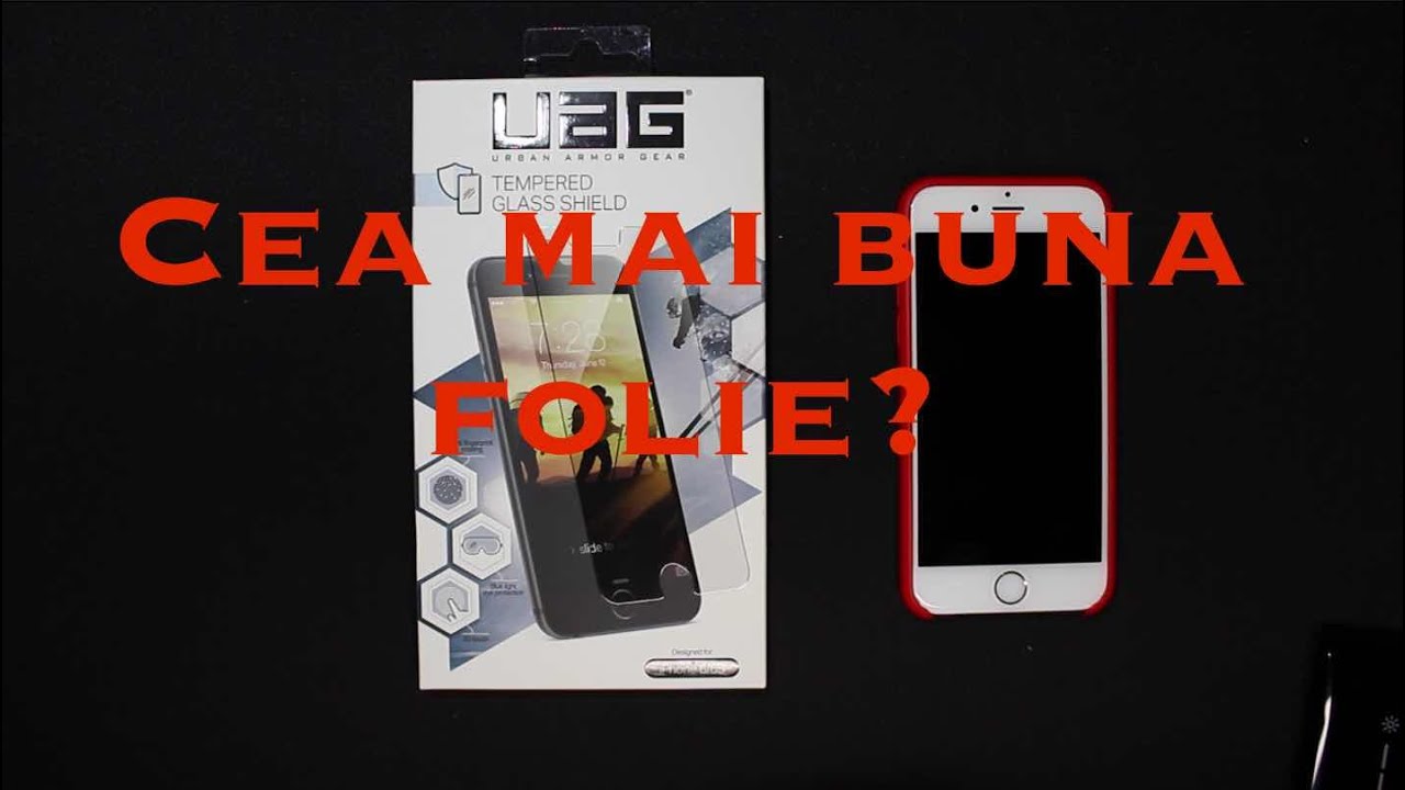 Folia de sticla UAG SHIELD - Review