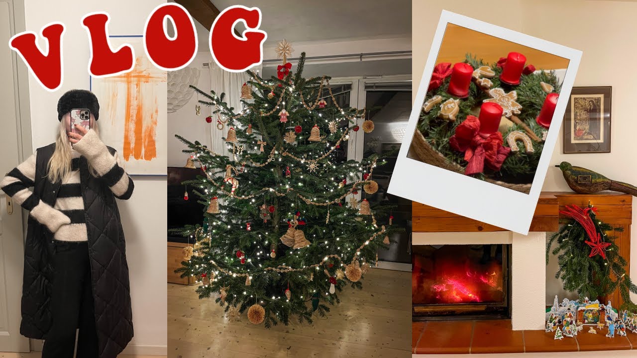 Zpátky u mamky, zdobení stromečku a balím dárky | VLOGMAS